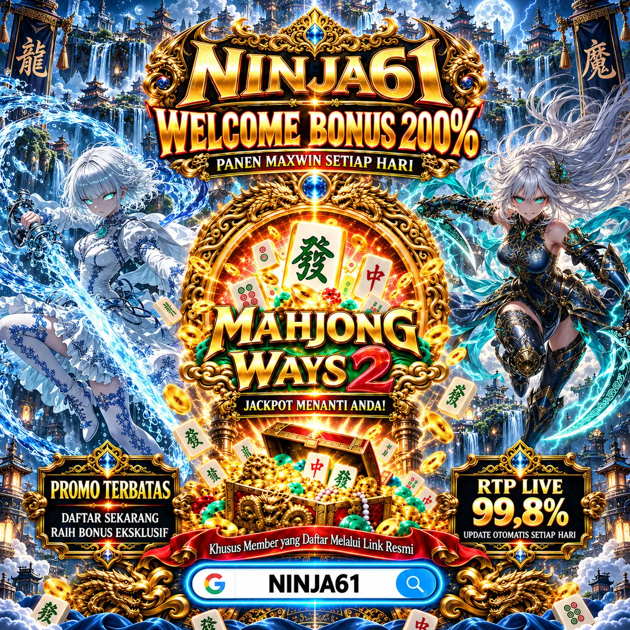 NINJA61 - Arena Game Online Dengan 61 Teknik Ninja Pembuka Fitur Shadow Mode